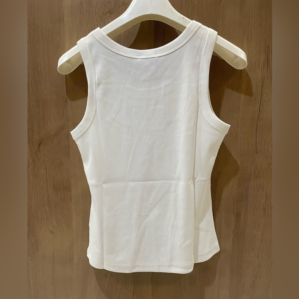 Miu Miu White Camisole with Logo - Picture 6 of 6